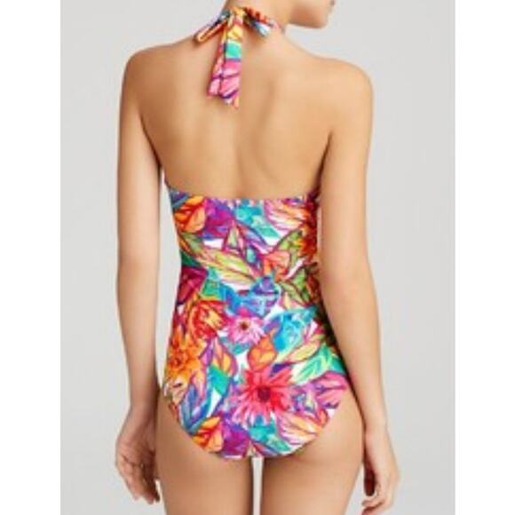 Lauren Ralph Lauren Other - Lauren Ralph Lauren Tropical Floral Convertible One Piece Swimsuit Tummy Control